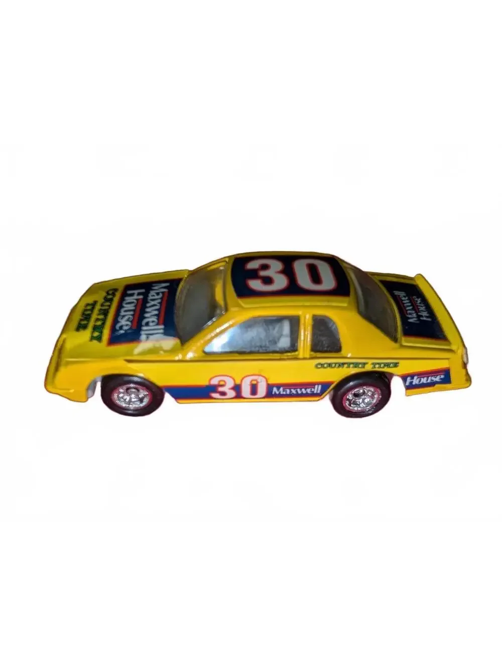 Ertl Maxwell House Country Time Yellow Race Car Toy